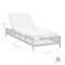 Armen Living Felicia Outdoor Patio Adjustable Chaise Lounge Chair in Aluminum with Gray Rope and Cushions 840254333161 - alternate 5